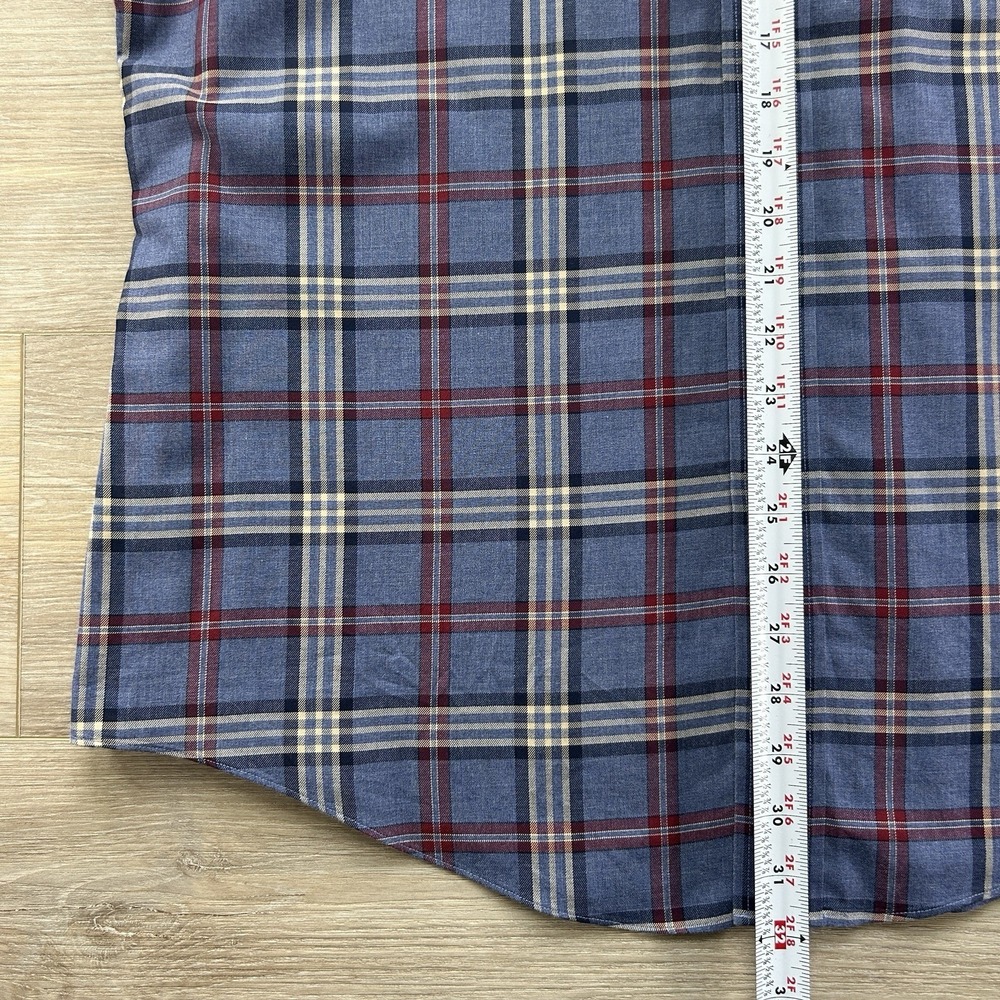 Brooks Brothers 1818 Men's Sz L Shirt Regent Tartan Plaid 100% Supima Cotton - Picture 7 of 9